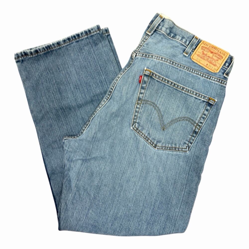 Vintage 1996 Levi's 505 Regular Fit Straight Leg Jeans Men's 38x30 90s Grunge